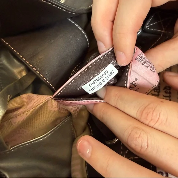 Vintage once upon a time Juicy Couture Pink Brown Daydreamer READ DESCRIPTION - Picture 15 of 16